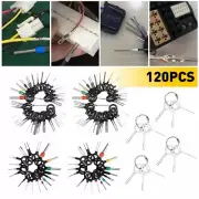 120x Car Terminal Removal Tool Kit Wire connector Pin Release Extractor Puller