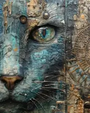 Diverse 8x10 Meow Masterpieces Cat Art Prints Feline Fine Art 21700794