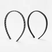 2 Pack Back to School Headbands - Black