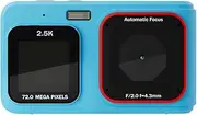xioaue Kids Mini Digital Camera 2.5K HD 72MP Dual Screen High-Definition Pixel Camera 16X Zoom Monocular Cameras with MP3 A