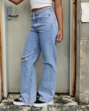 [DESU] DESU Women's Jagger Jeans in Light Blue Size 8 8 Light Blue