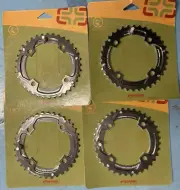 E Thirteen Shiftring 36T Chainrings 104 BCD MTB Double black aluminum Set of 4
