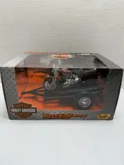 Maisto Harley-Davidson Tow & Show Trailers 1:18 1999 FLSTS Heritage Springer.