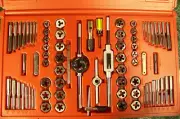 76pc High Alloy Steel TAP and Hexagon DIE SET SAE and METRIC w/ CASE Heavy duty