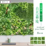 植草磚/植生牆/仿真植物牆 仿真草植-自然綠境(50CM正方形/8款可選) DAYNEEDS