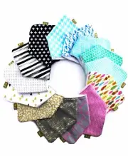 AU MADE Dribble Bib Baby Bandana Adjustable Choose 100% Cotton / Terry Cloth