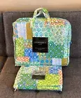 NEW NIP Cynthia Rowley NEW YORK 3 piece Set Bedspread Quilt 2 Shams Patchwork
