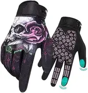 [RIGWARL] Cycling Gloves for Men，Winter Touch Screen Gloves with Waterproof and Windproof