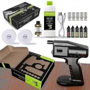Cocktail Smoking Kit with Bubble Gun 5-Flavor Aroma Oil and Edible Bubbles for Food and Beverage Aromas0620 bubble liquid
