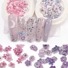 Manicure DIY Flower Wood Pulp Flakes 3D Butterfly Nail Sequins