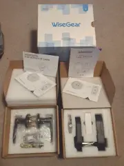WiseGear Smart Door Lock T18H Kit Keypad Deadbolt Voice Fingerprint Code App Fob