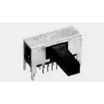 Alcoswitch MSS4350R 4P3T ON-ON-ON, Right Angle Slide Switch 300mA@125V AC