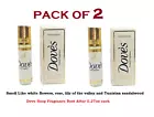 Dove Soap Fragrance unisex perfume body oil roll on attar 0.27 OZ pack of 2