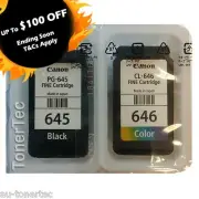 Canon Genuine PG645+CL646 *UNBOXED* Twin Pack for TS3160/TS3165/TS3166 180pgs*2
