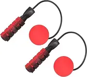 Kisangel Ropeless Skipping Ropes for Adults Fitness Jump Ropes Bearings Easy to Use and Store