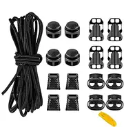 Backpack Elastic Rope Buckle, 18-Piece Adjustable Set, Sturdy Stretch Cord for Hiking, Trekking, Mountaineering, Increases Storage Capacity (125.98x0.12 inches)