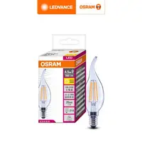 在飛比找樂天市場購物網優惠-【Osram 歐司朗】4.5W LED拉尾型燈絲燈泡 E14