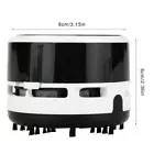 (Black)Mini Portable Desktop Vacuum Cleaner Office Table Computer Keyboard BU