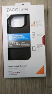 ZAGG Gear4 Vancouver Snap Series Case for Apple iPhone 13 Pro Max - Black