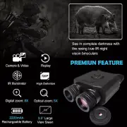 HD Video Digital 40X Zoom Night Vision Infrared Hunting Binoculars IR Camera