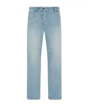 The Row Mid-Rise Slim Fit Jeans 24,25,26,27,28,30 light indigo