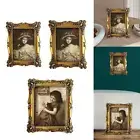 Antique Gold Picture Frame Photo Display Resin Photo Frame for Home Ornament