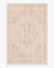 185' x 275' | Machine Washable Runner Rug | Kid & Pet Friendly | Indoor Rug | Kamran Soft Pink Flatwoven Rug | Ruggable