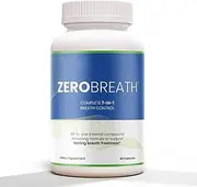 Zerobreath 7-in-1 Bad Breath Solution | Eliminates Odor at The Root | 24/7 Freshness Guaranteed | 100% Natural Formula