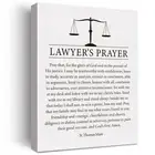 Lawyer’s Prayer Print Canvas Wall Art Law Office Decor Modern Lawyer Painting...