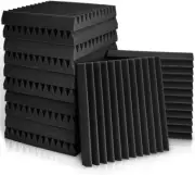 Studio Acoustic Foam Sound Absorbtion Proofing Panels Tiles Wedge [48 PACK]