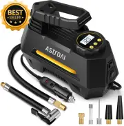 12V Car Tyre Inflator Portable Air Compressor Digital Pressure Gauge Auto-Off