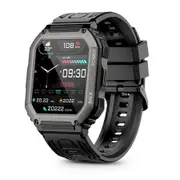 Smart Watches with Bluetooth Call Tactical Outdoor Sports Smartwatch for Android and iPhone 5ATM Waterproof Fitness Tracker with Heart Rate/Blood Pressure/Blood Oxygen Monitor