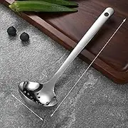 SEFQVFJD 316 stainless steel hot pot spoon colander household new Chinese kitchenware Douyin mirror light new set wholesale