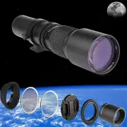 Opteka 500/1000mm f/8 Telephoto Lens for Olympus PEN-F, OM-D E-M1 Mark II, E-PL8