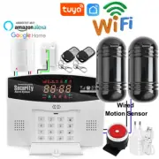 Smart APP Wired & Wireless 433MHz Wifi GSM Home Burglar Security Alarm System