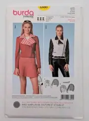 Burda Young Fitted Short Jacket Sewing Pattern 6800 Uncut
