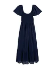 Vineyard Vines Ellen Flutter Sleeve Maxi Dress