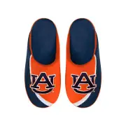 FOCO NCAA Men's Auburn Tigers 2022 Big Logo Color Edge Slippers