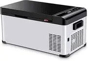 18 Portable Refrigerator 19 Quart(18 Liter) Vehicle, Car, Truck, RV, Boat, Mini Fridge Freezer for Driving, Travel, Fishing, Outdoor -12/24V DC