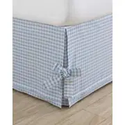 Laura Ashley Hedy Gingham Tailored Bed Skirt Queen