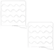 Shelf Dividers,2-Pieces Clear Clothes Partition Shelving for Wardrobe | Closet Wardrobe Organization Dividers for Sweaters Towels Sweatshirts Pants Purses