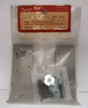 Dumas Boats 3412 Aluminum Mounting plate w/hardware - For OS & Rossi .65 Engine