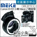 數位小兔【MEIKE MK-EFTZ-C CANON EF/EF-S 鏡轉 NIKON Z 轉接環】含可調ND鏡 UV鏡