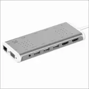 SMK-Link USB-C 100W 14-Port Mini Docking Station with Dual 4K Multi-Stream