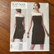 UNCUT Vogue Pattern 1329 Size 8-16 Kay Unger Dress
