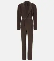 [Norma Kamali] Norma Kamali Single-breasted jumpsuit AU 10 brown