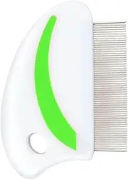 PetPhindU Dog Flea Comb Cat Flea Comb Dog Grooming Brush Pet Hair Removal Flea Comb Half Round Pet Comb for Cat & Dog & Small Animals (Safe and Portable)