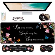 Ergonomic Keyboard Wrist Rest & Mouse Pad Wrist Rest Set,Large XXL Gaming Des...