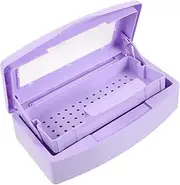 BIUDECO Manicure Cleaning Box Nail Tool Nail Art Tool Cleaning Tray Sturdy Organizer Box