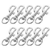 10 Pcs Pet Buckle Dog Chain Replacement Clasp Detachable Swivel Snap Hooks